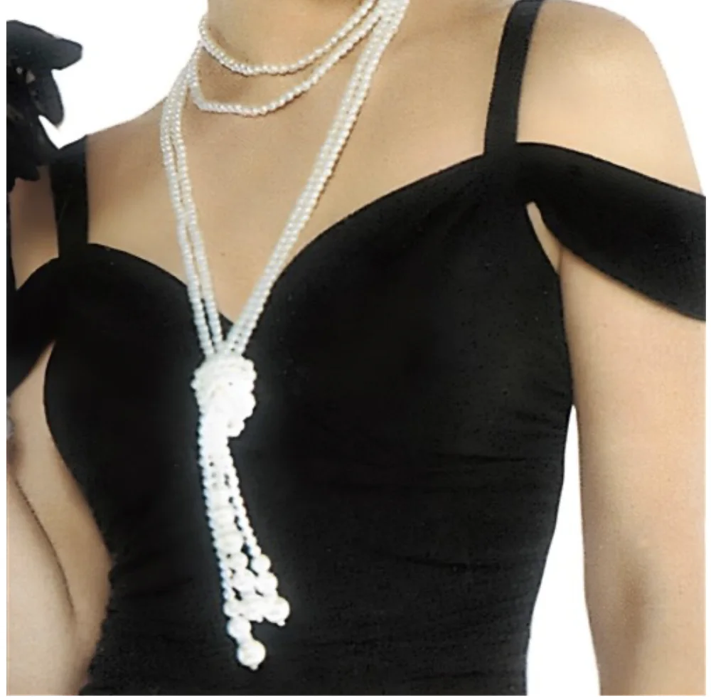 Flapper Pearl Necklace