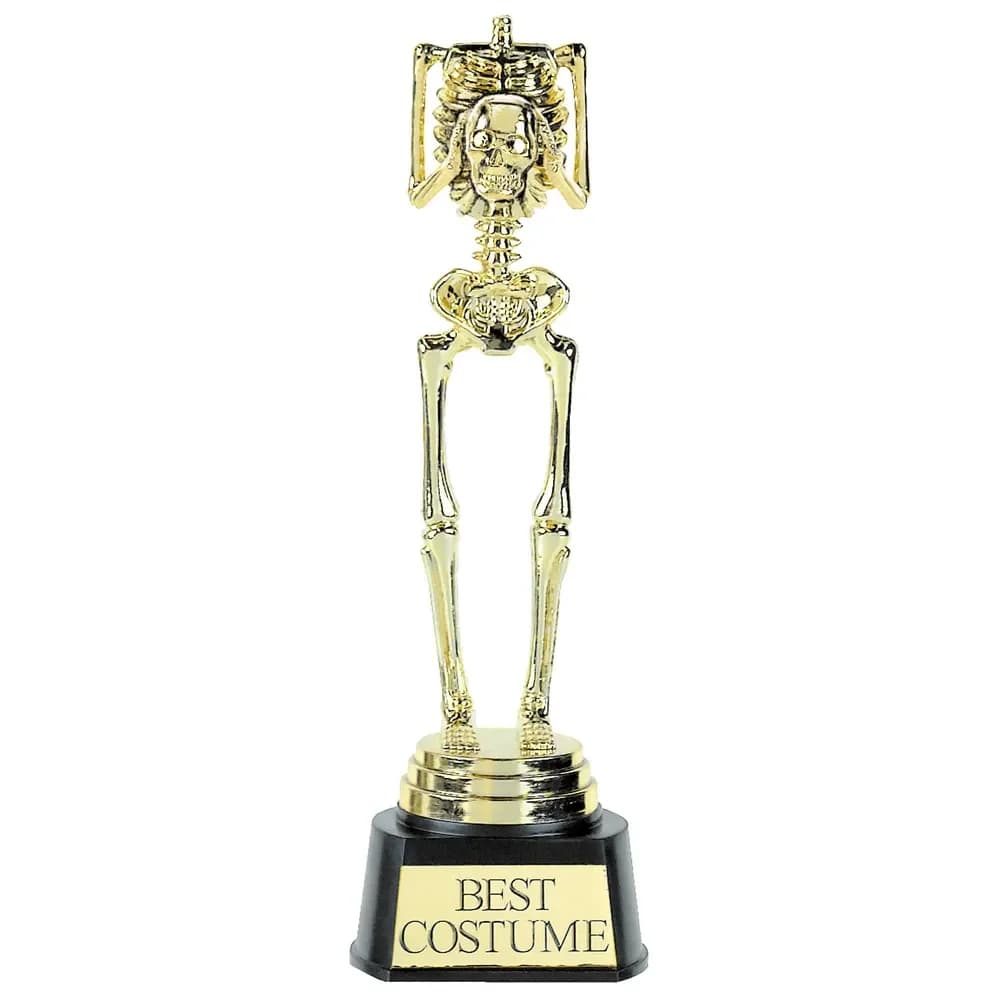 "Best Costume" Skeleton Trophy
