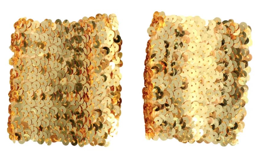 Sequin Wristbands (GOLD)