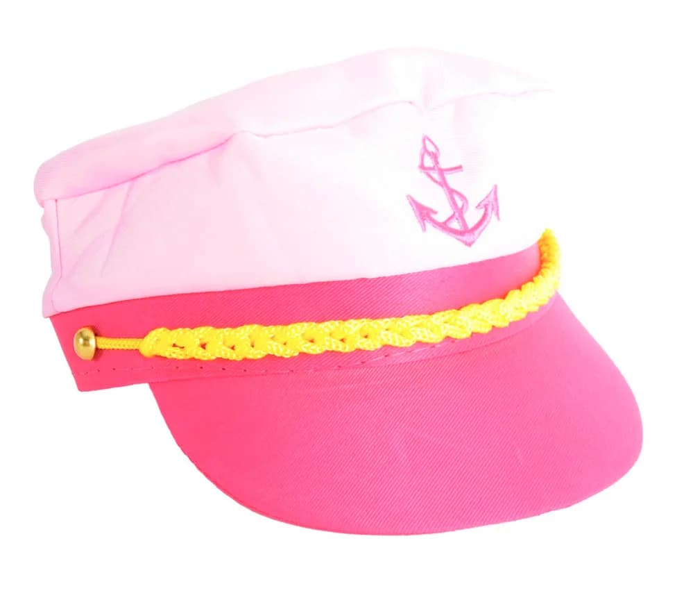 Pink sailor hat