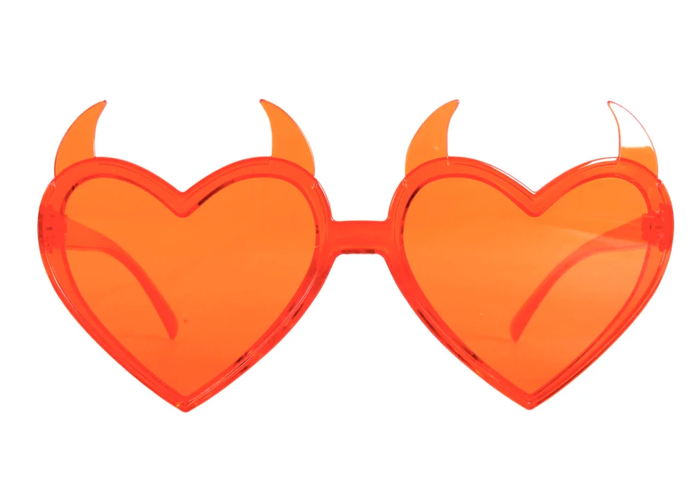 Party Glasses Heart Devil Horns