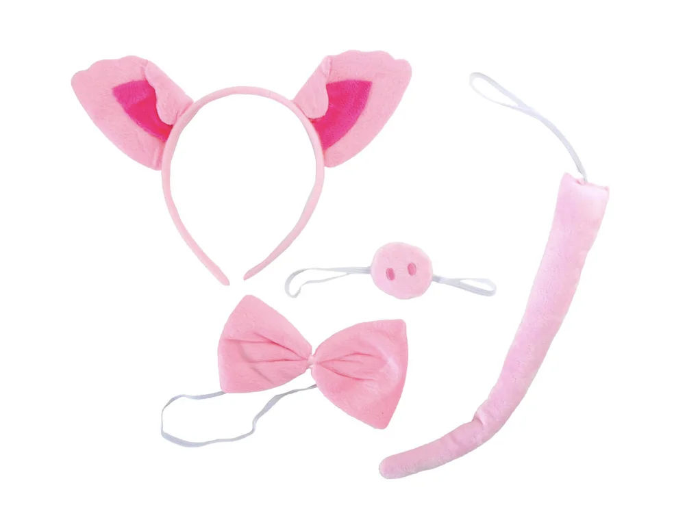 Pig Costume – 4 Piece Set