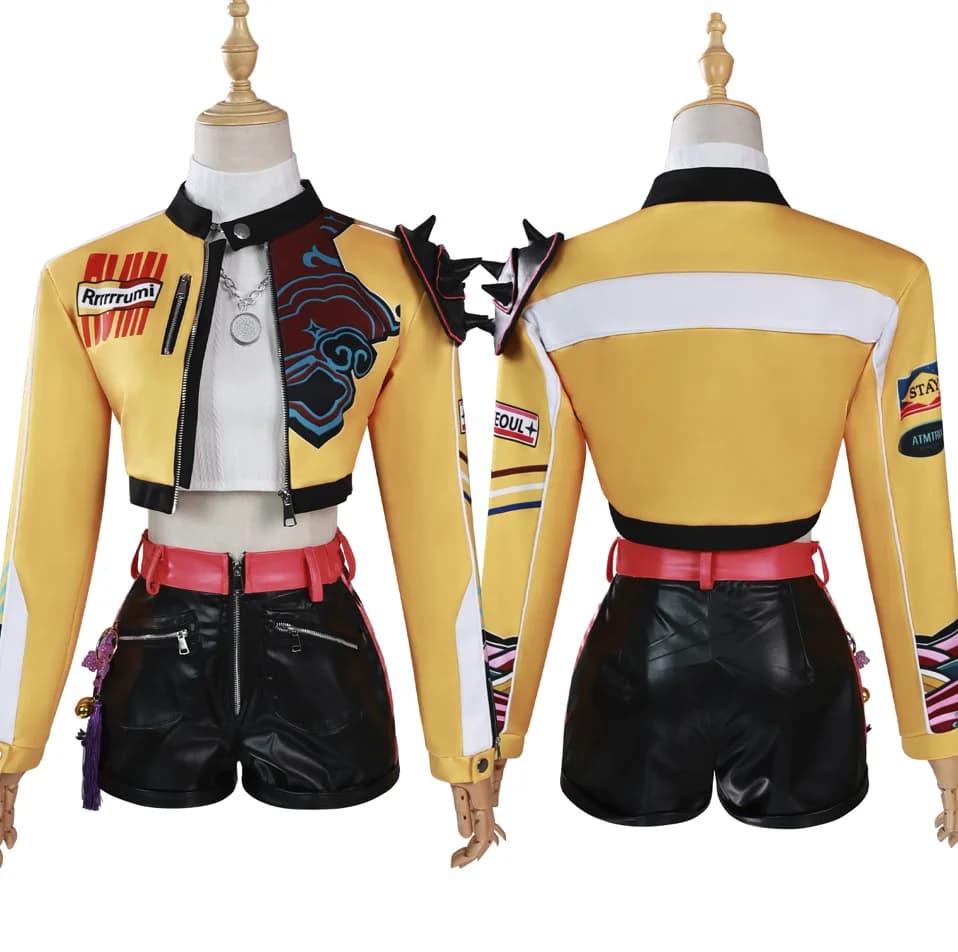 Kpop Costume Like Rumi Yellow Demon Hunters