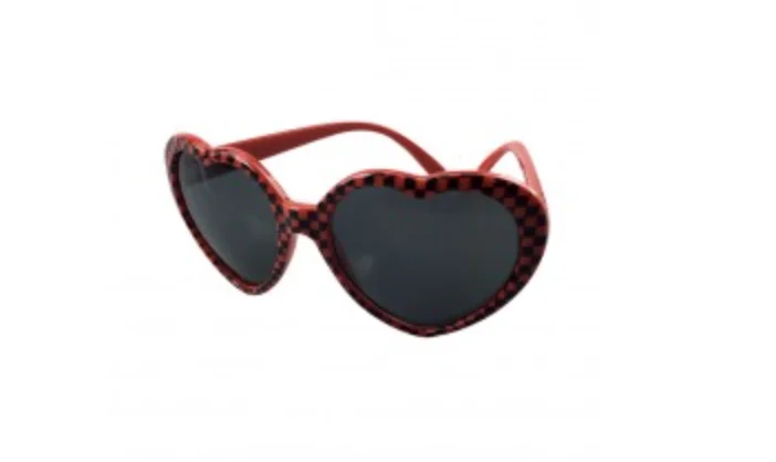 Black Heart-Shaped Glasses