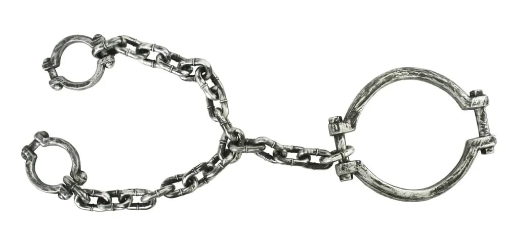 Prison Shackles 100cm (Neck Shackle with Hand Cuffs)