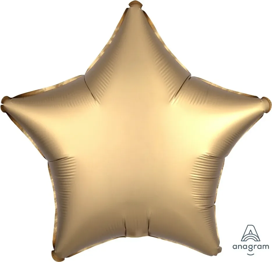 Star Balloon –Satin Gold