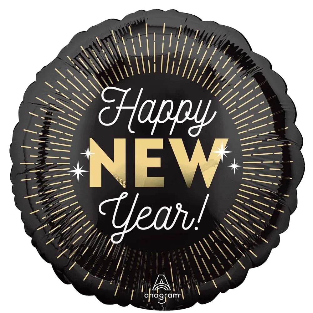 Happy New Year Balloon – Midnight Glam