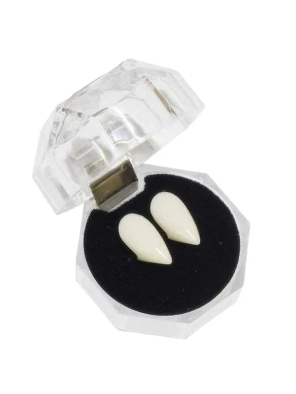 Vampire Fangs in Crystal Case