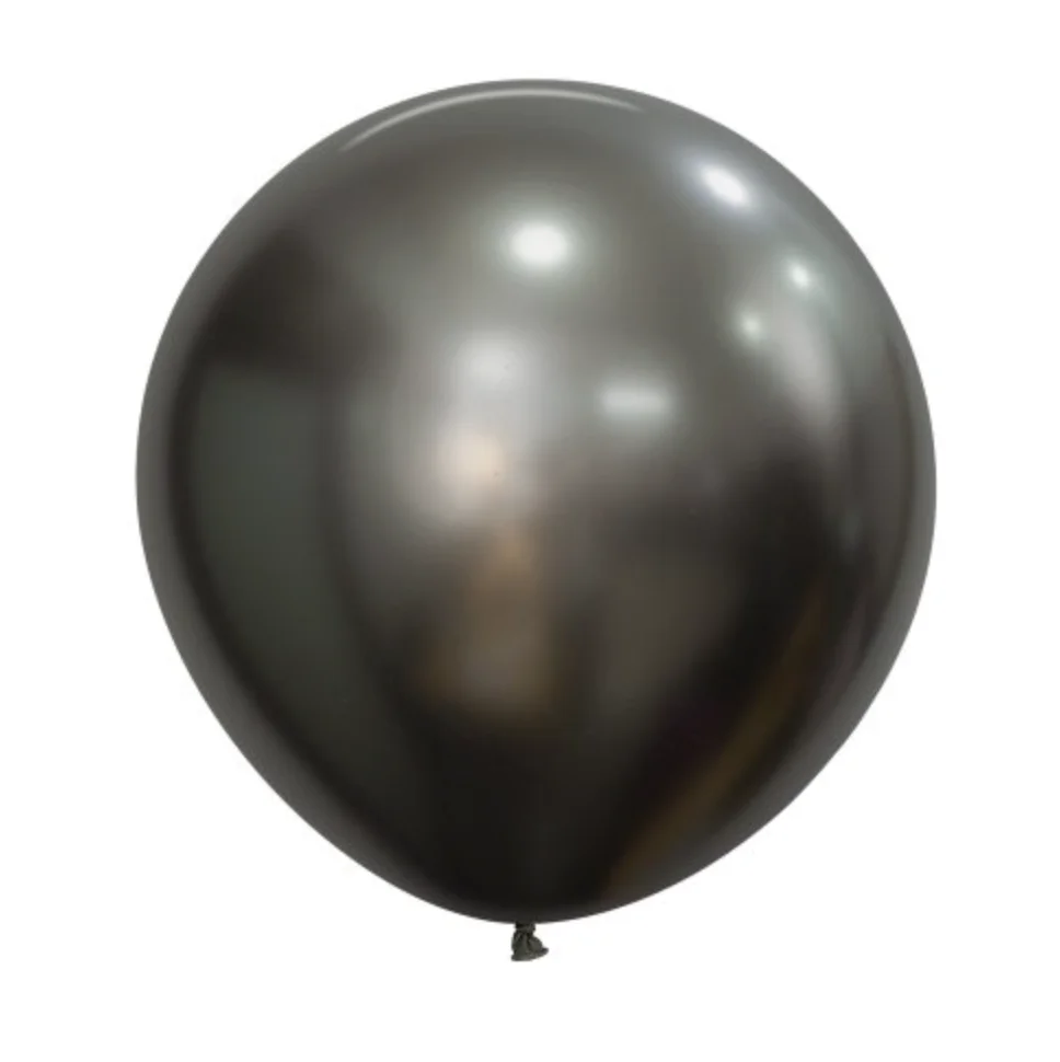 Silk Midnight Grey Balloon (60cm) - Pk3