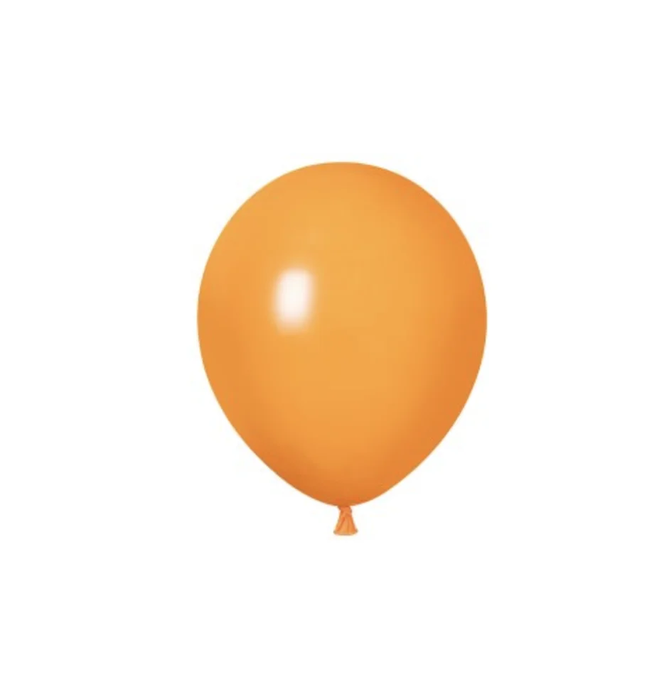 Standard Orange Latex Balloons 12cm (50 Pack)