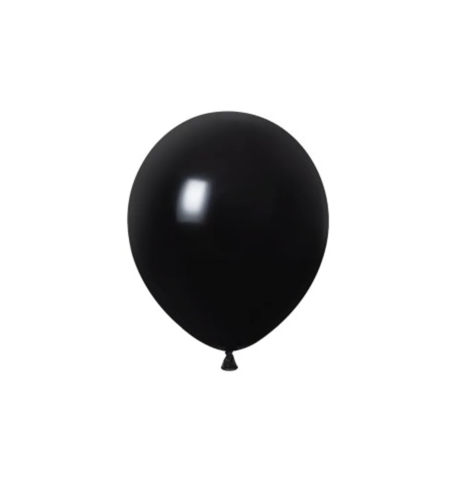 Black Balloon (12cm ) - Pk50