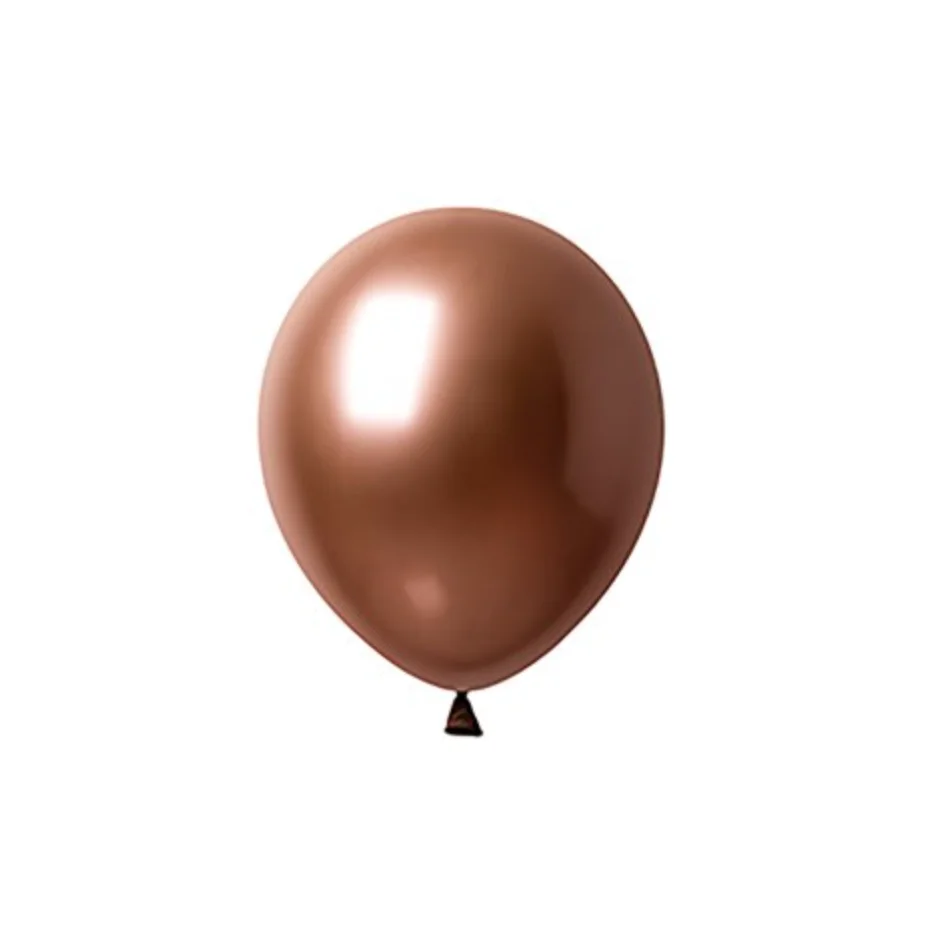 Rose Gold Chrome Balloon (12cm)– Pk25