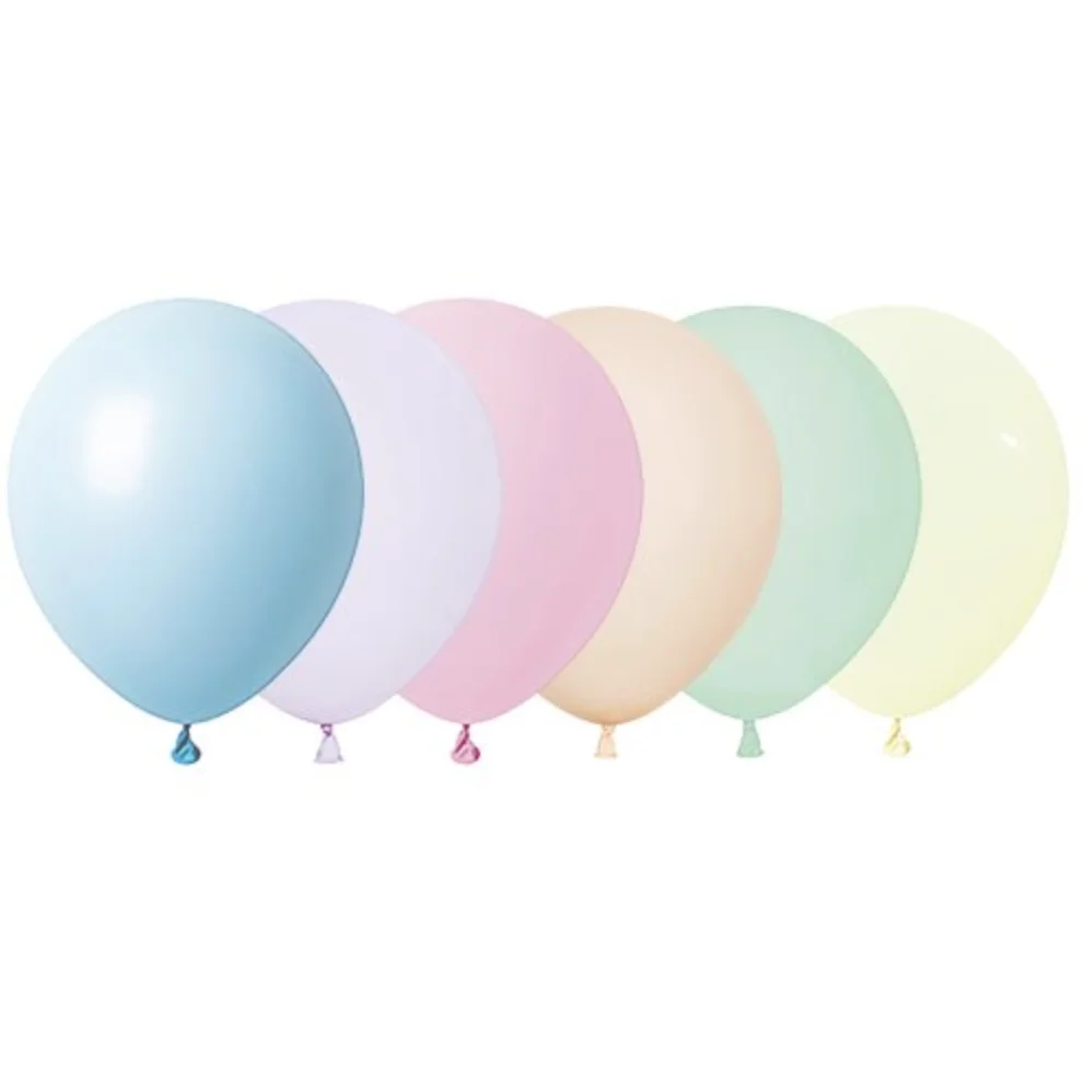 AssortedPastel Balloons (12cm) – Pk50