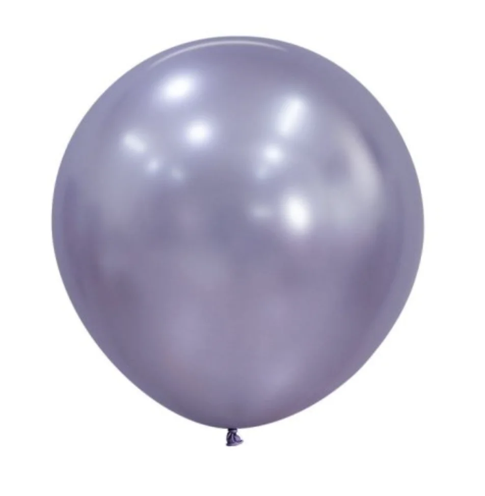 Silk Light Amethyst Balloon (60cm) – Pk3