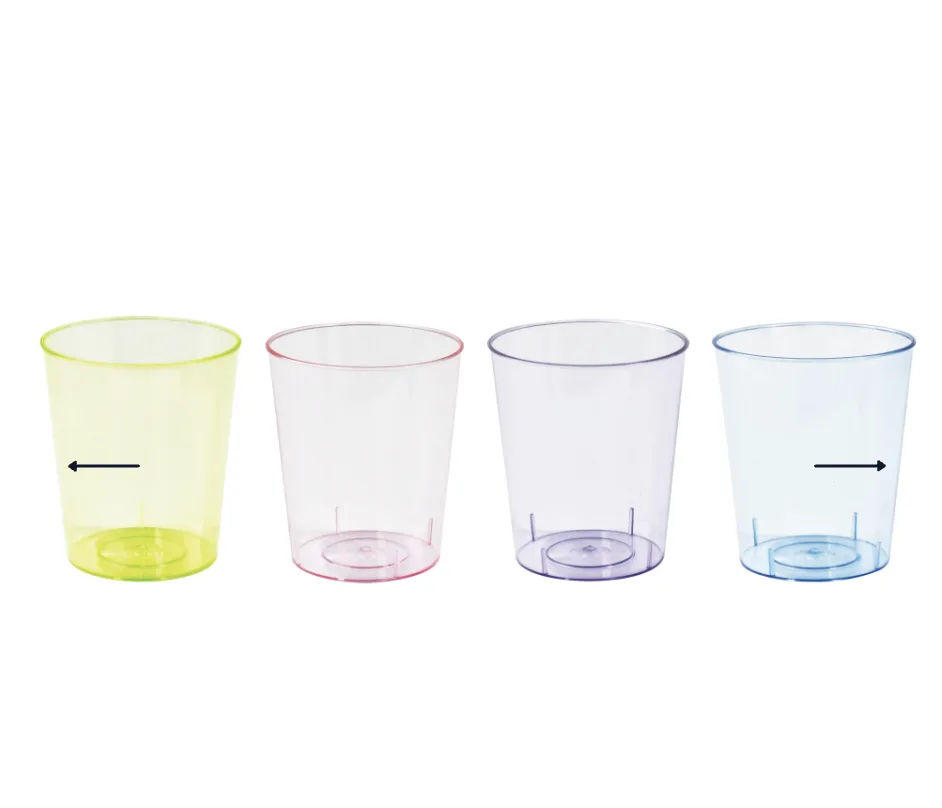 Reusable Neon Jumbo Shot Glasses (60mL) – Pack 20