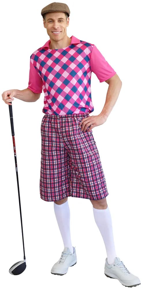 Golf Pro Pink Adult Costume