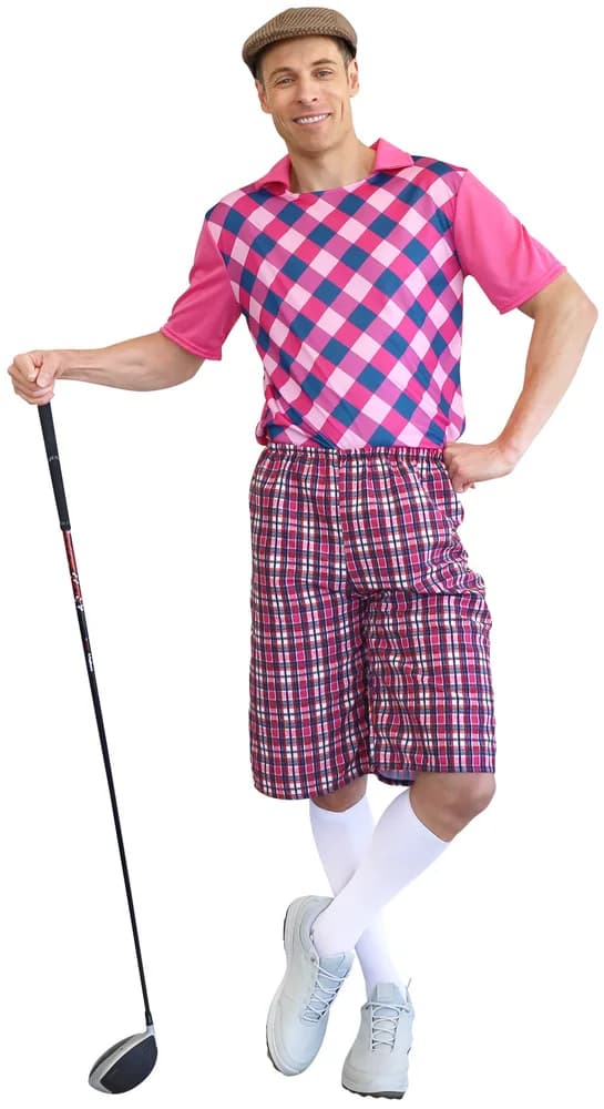 Golf Pro Pink Adult Costume