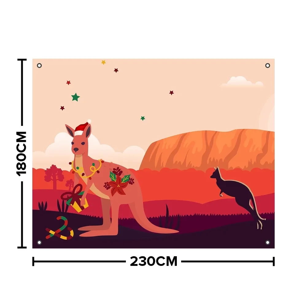 Aussie Christmas Cloth Backdrop (180 x 230cm)