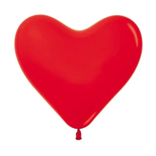 Decrotex Fashion Red Heart Latex Balloons 15cm