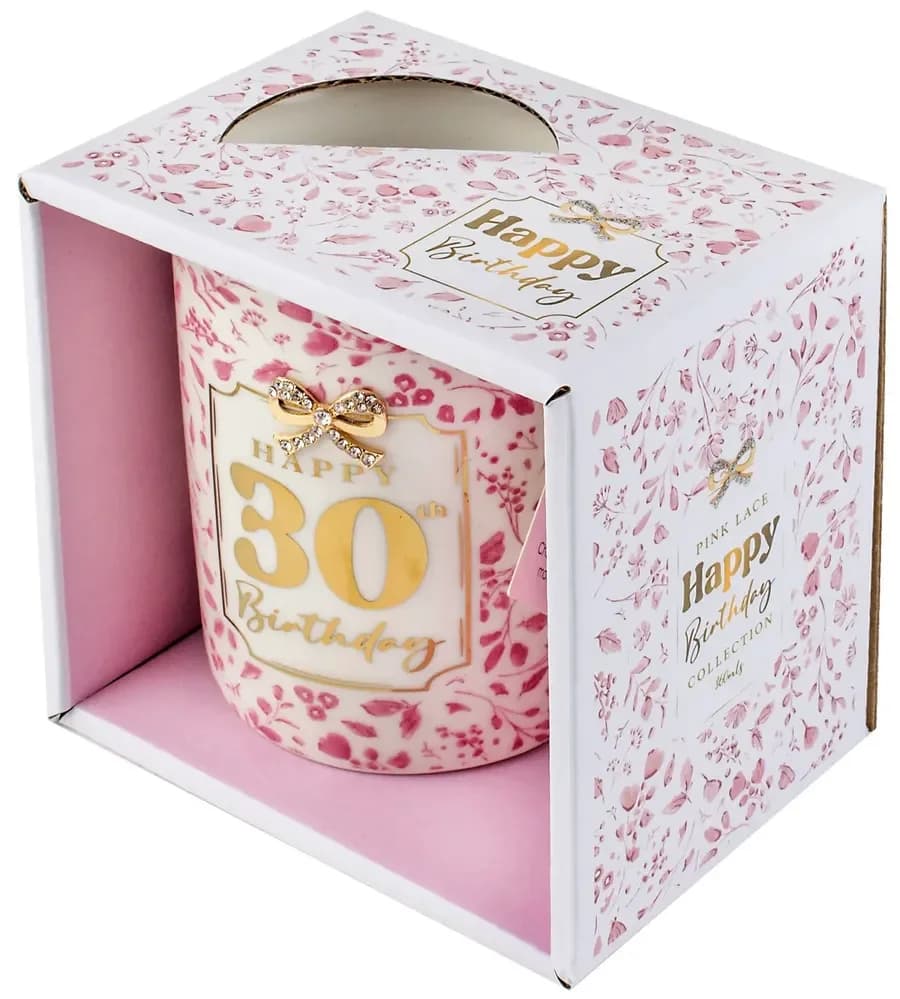 30TH BIRTHDAY BOW MUG