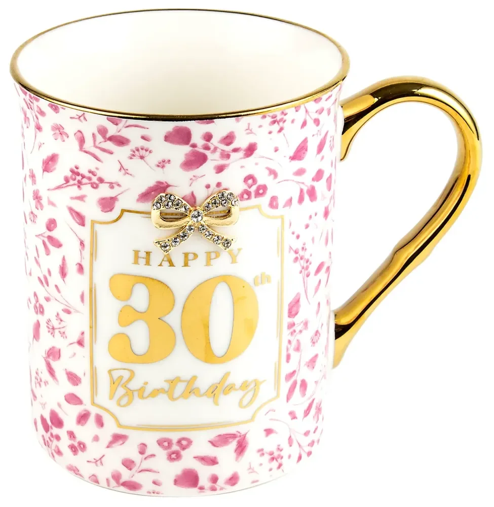 30TH BIRTHDAY BOW MUG