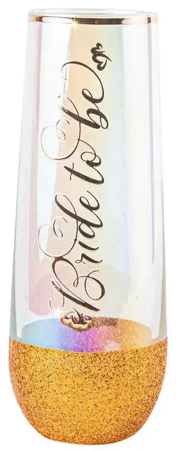 Bride To Be Stemless Champagne Glass