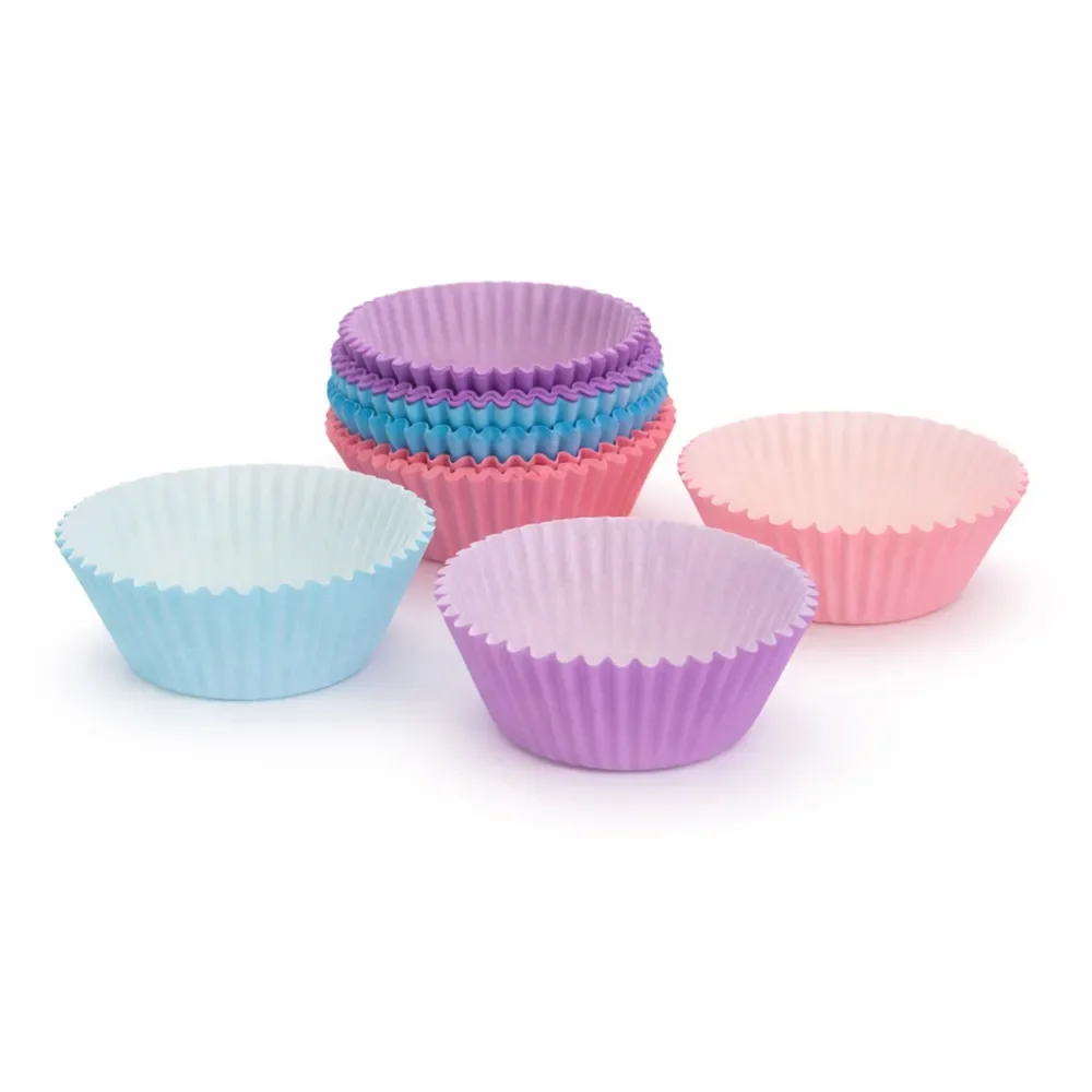 Cupcake Cases Pastel 100 Pack