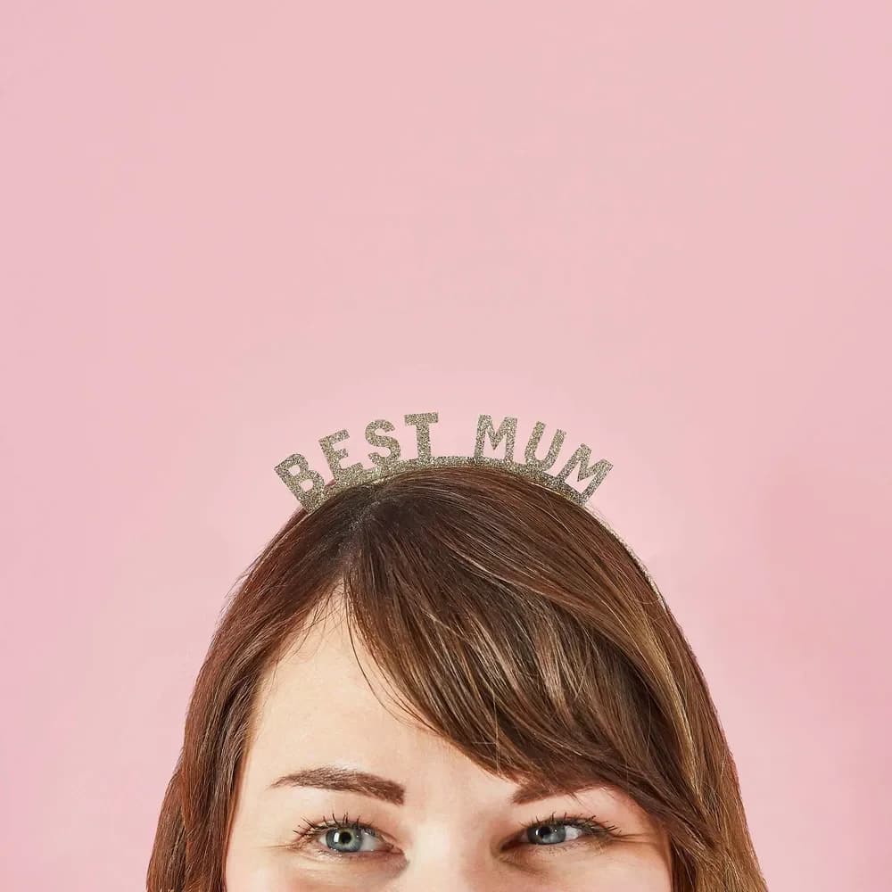 Best Mum Glitter Headband