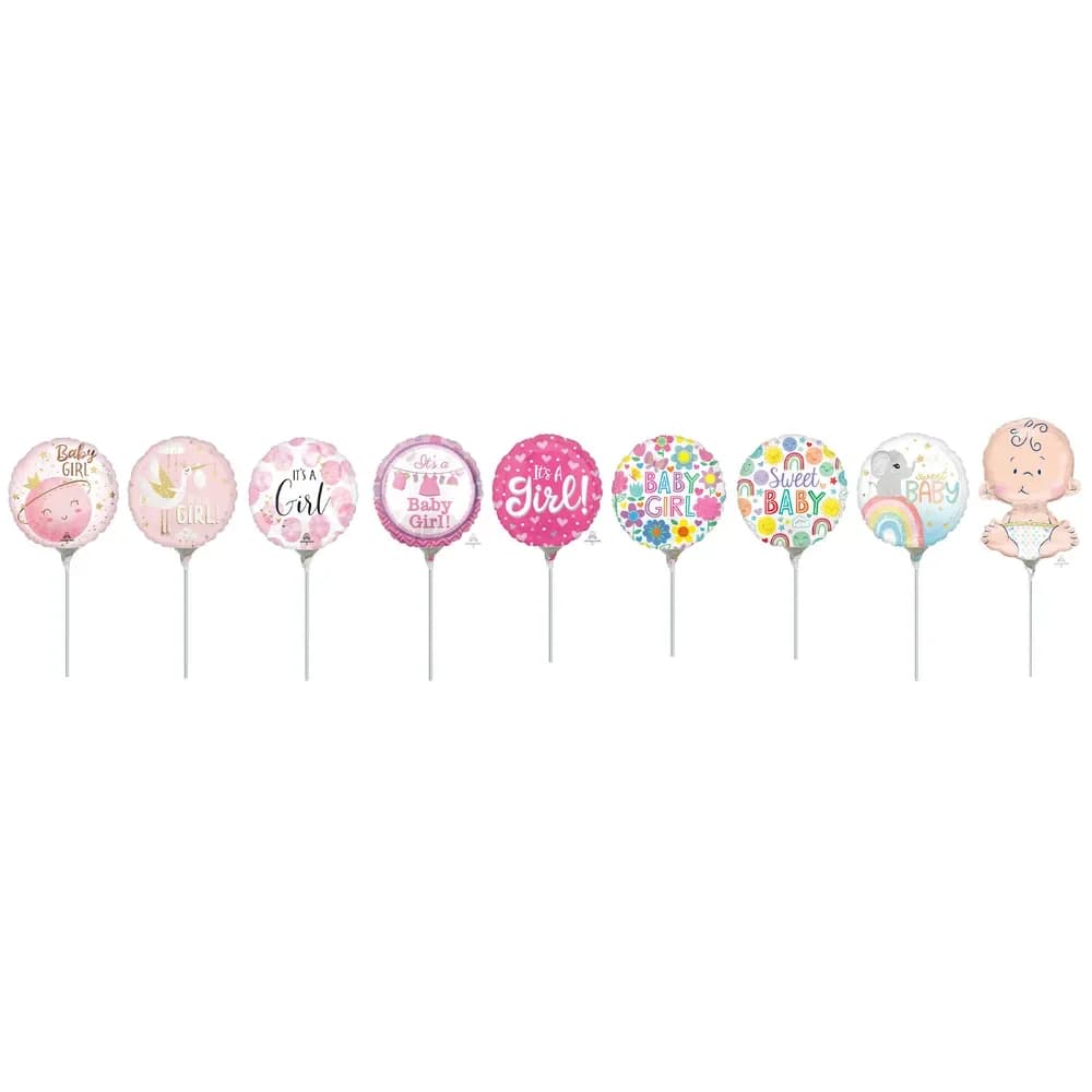 Baby Shower Girl Foil Balloon 22cm