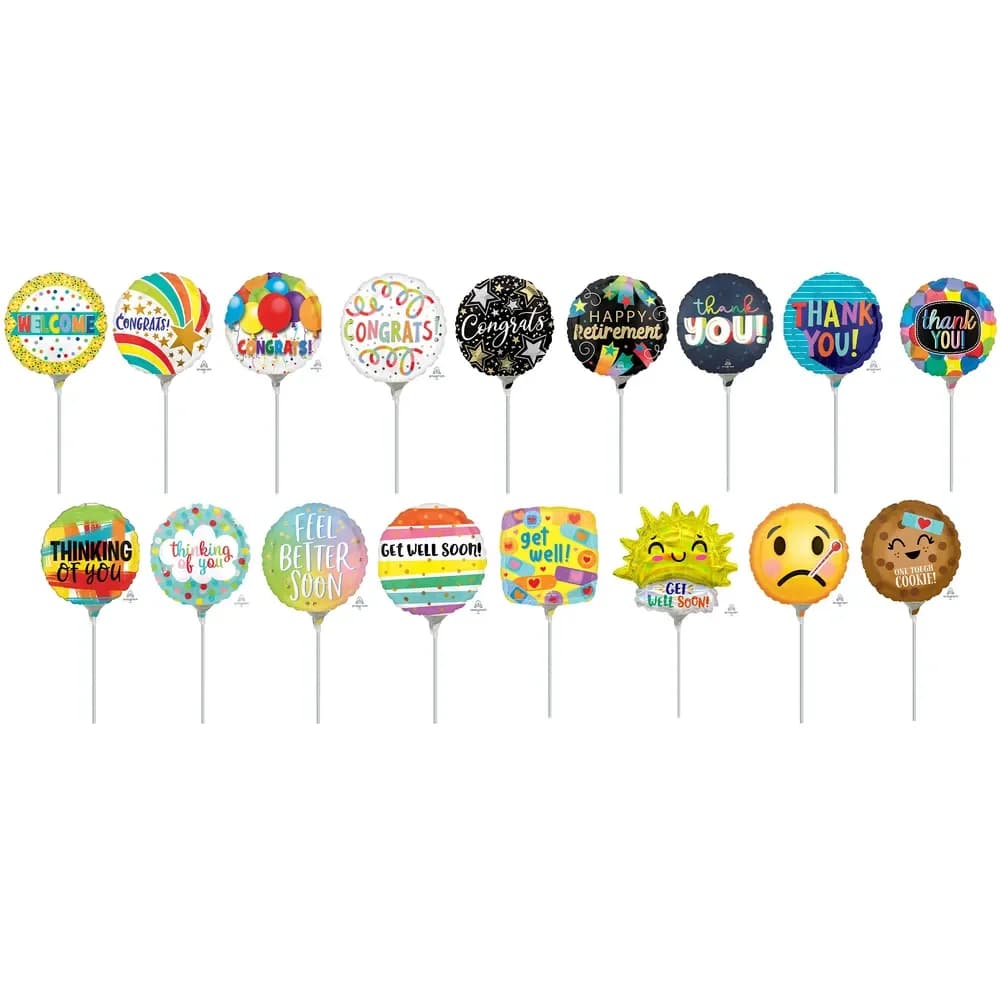 Sentiments Balloon Mix (22cm) 25 Pack
