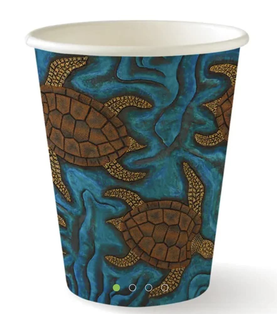 Indigenous Art Single Wall BioCup - 280ml