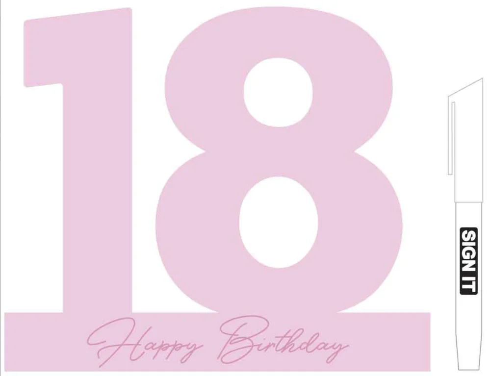 Mini Fairy Floss 18 Signature Block