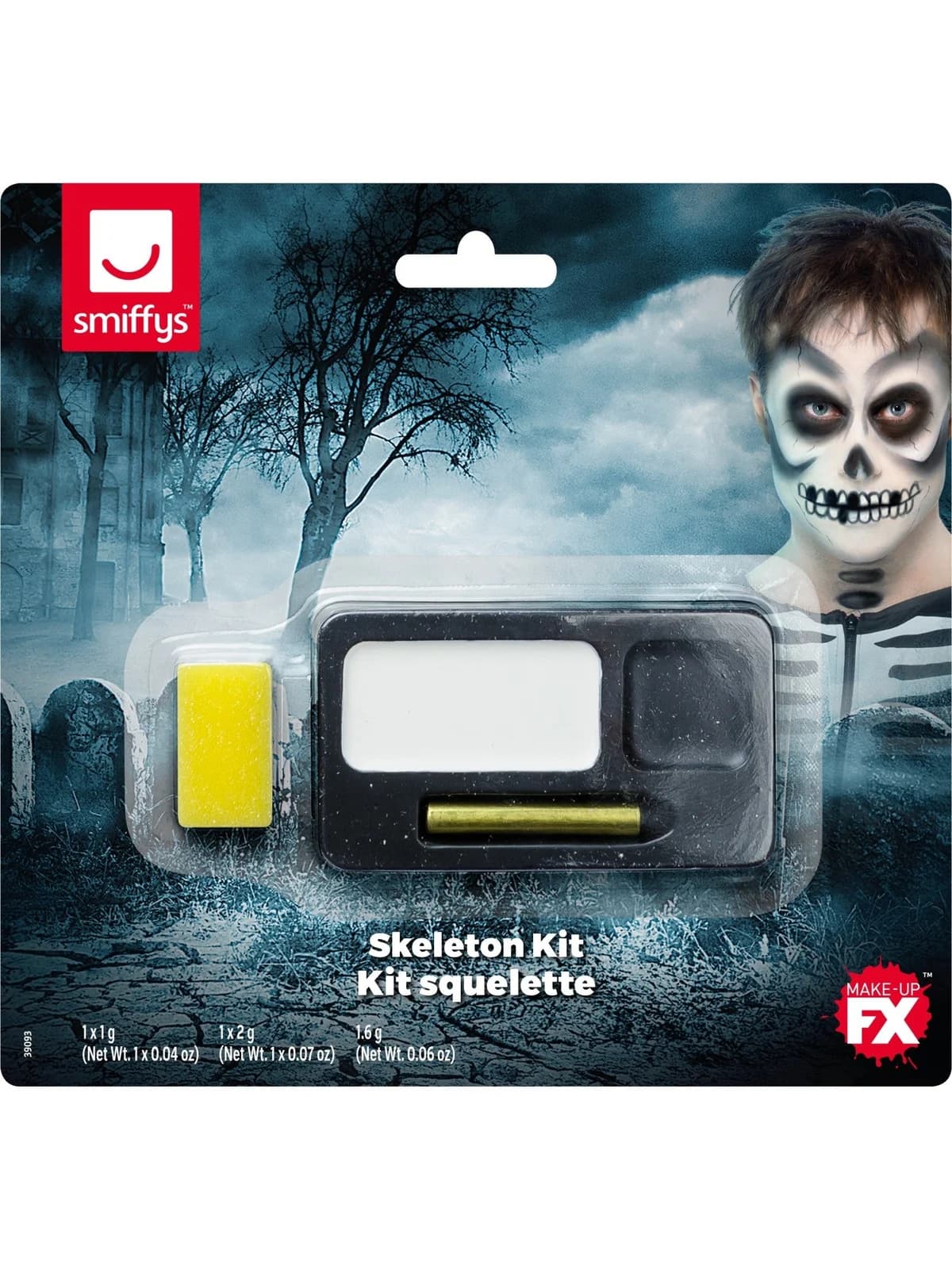 Skeleton Make-Up Kit, view 2