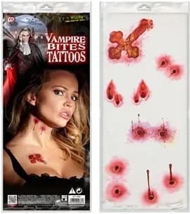 Vampire Bites Tattoos 6 Pack