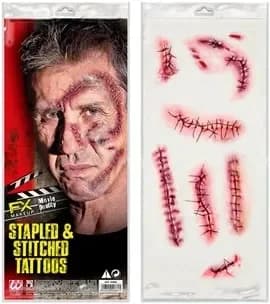 Stapled & Stitched Tattoos 10 Pack
