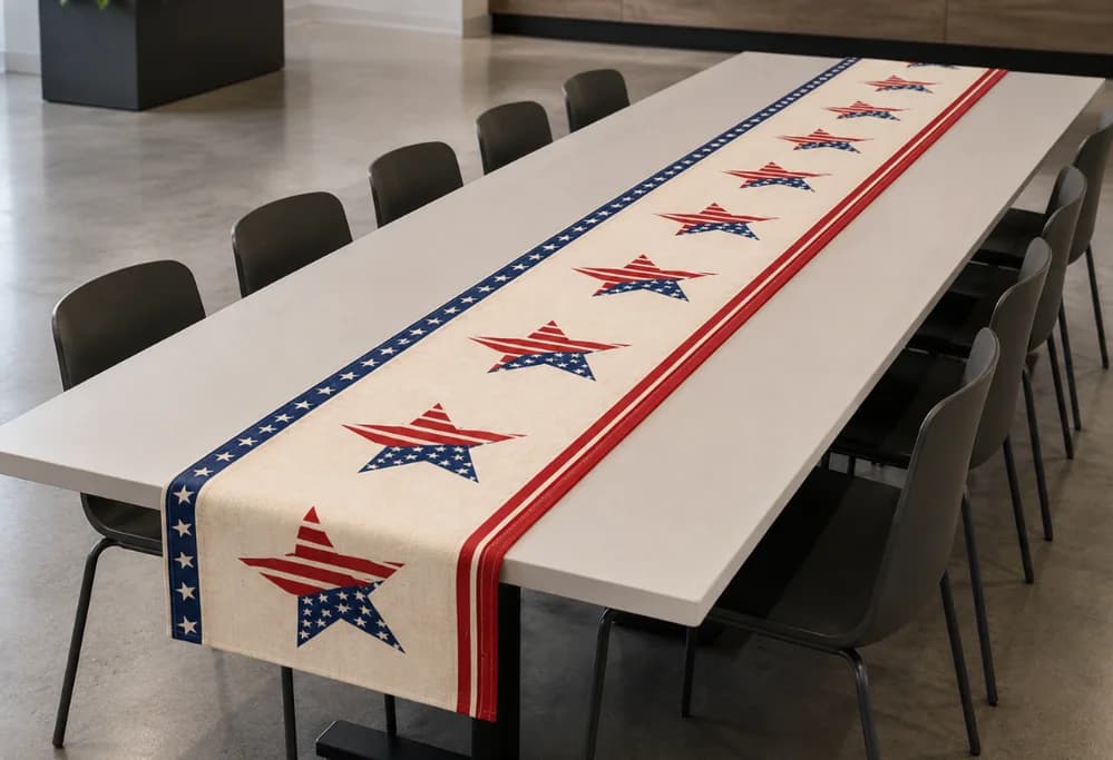 USA Table Runner - Faux Linen - 183x33cm (Pack of 5)