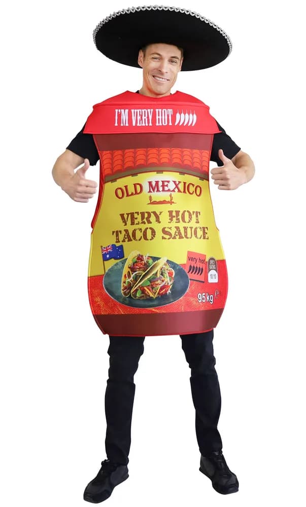 Hot Taco Sauce Adult Costume