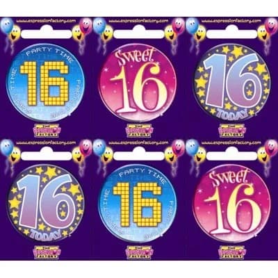 Age Badge Per Piece - 16 Years**