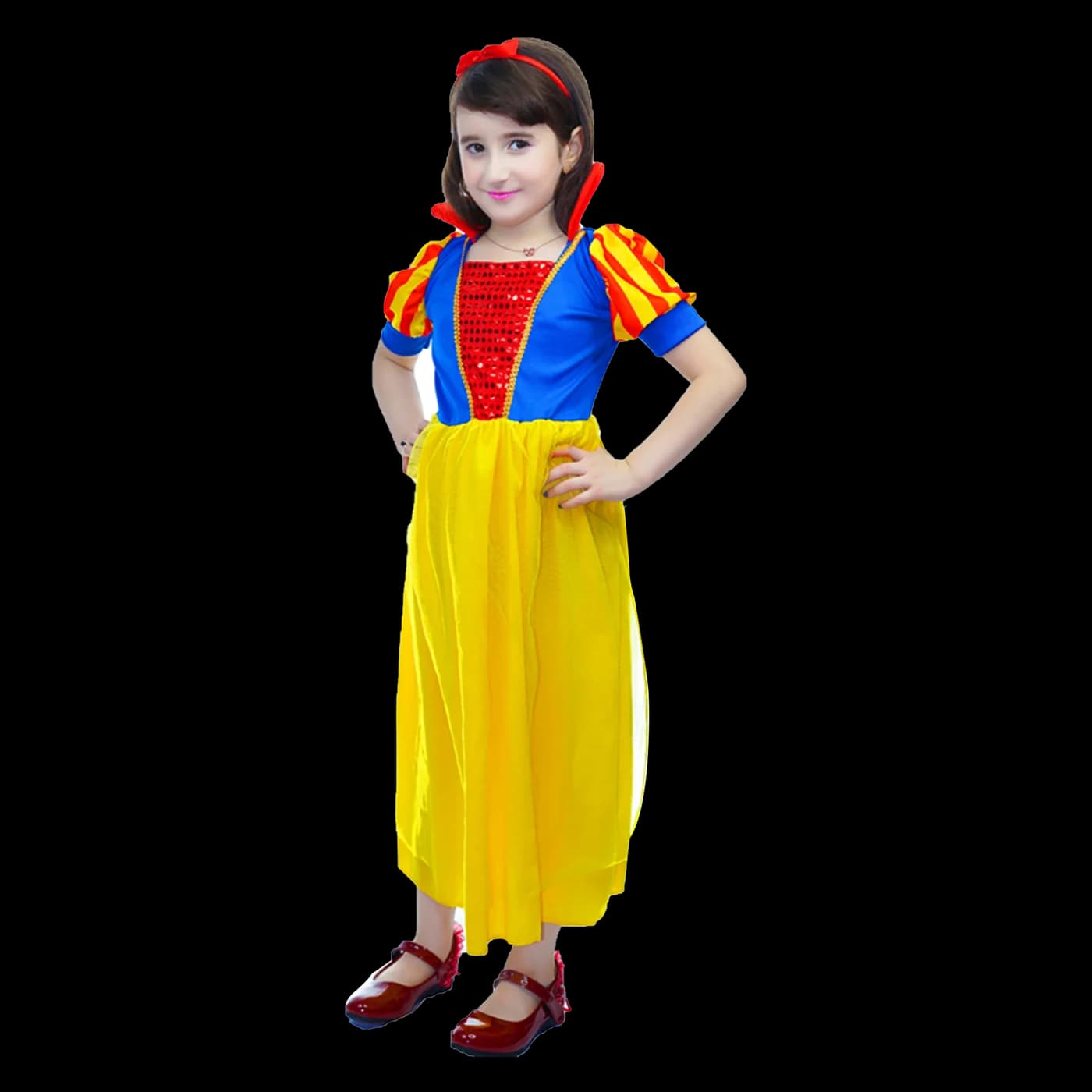 Kids Storybook Princess Costume (Blue & Yellow)