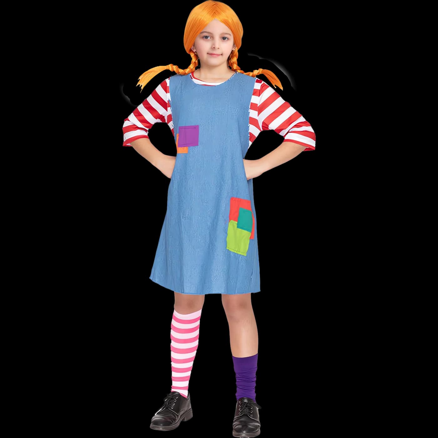 Kids Patchwork Pinafore Costume