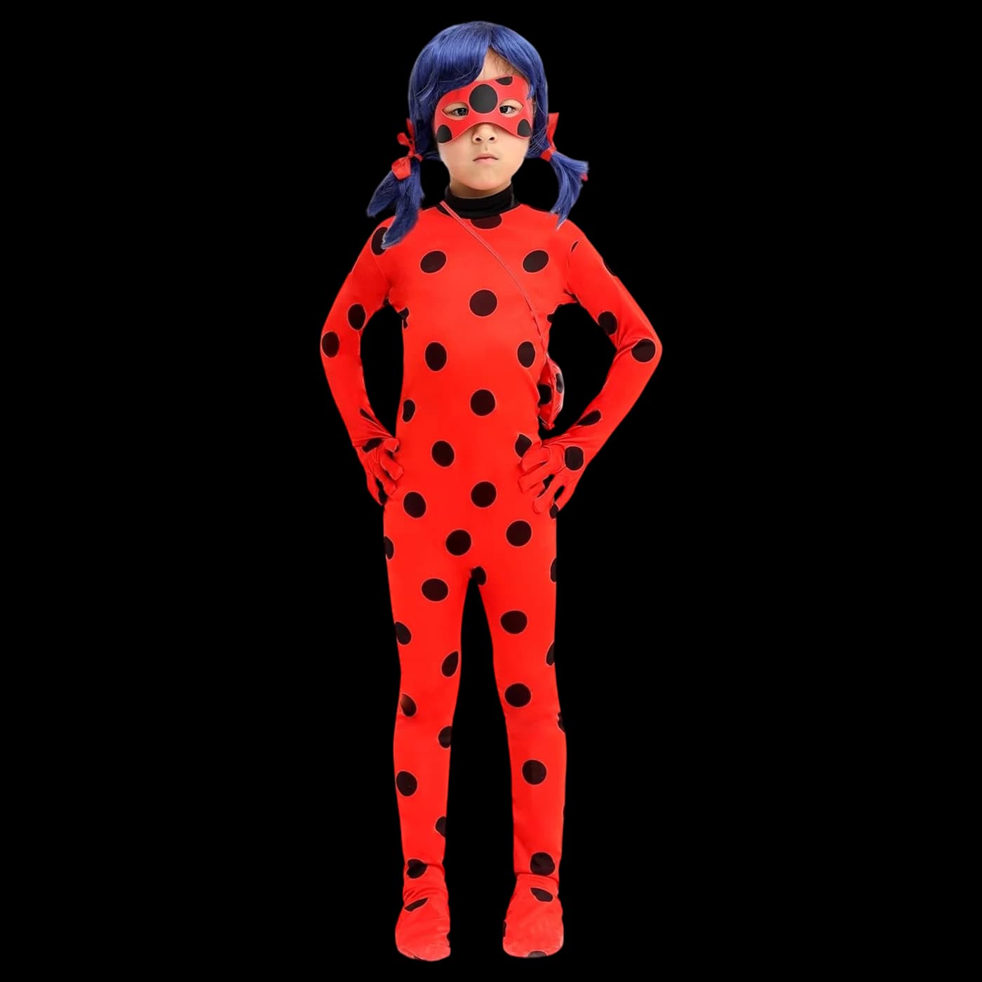 Kids Red Spotted Bug Costume