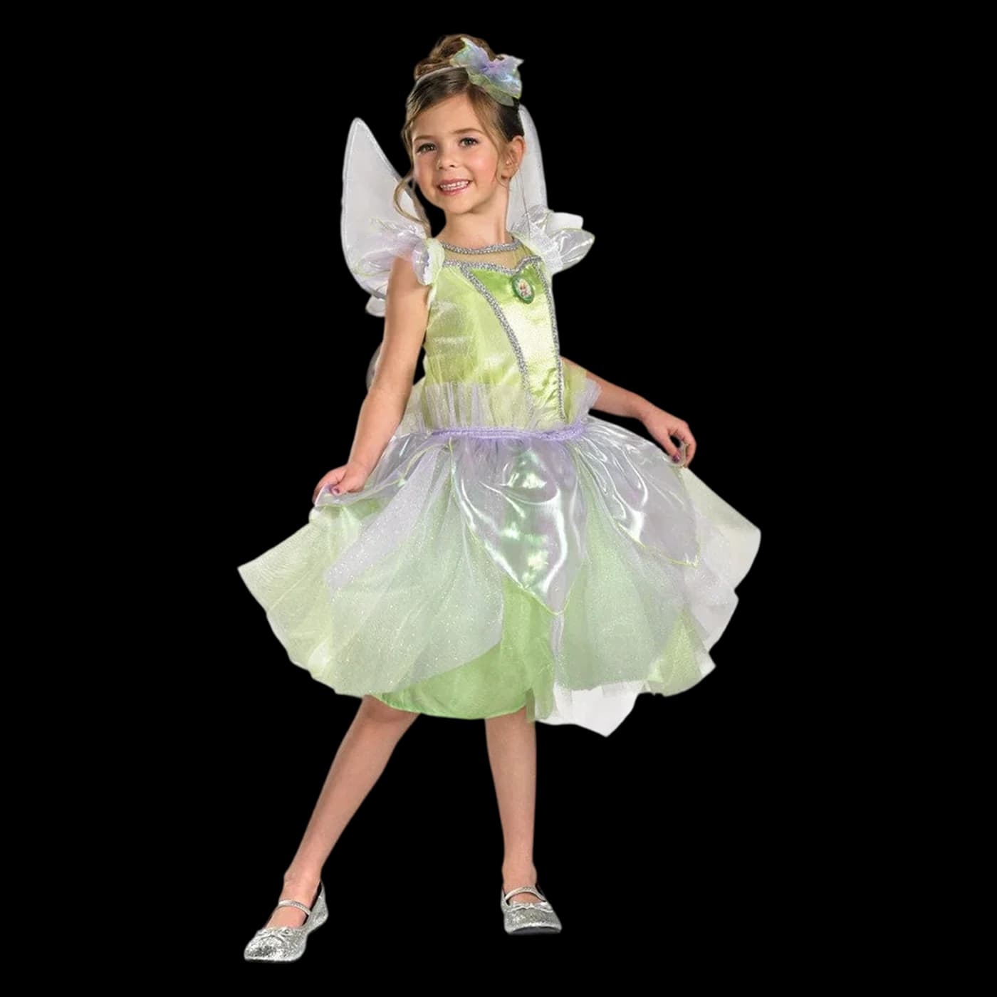 Toddler Green Fairy Costume with Wings