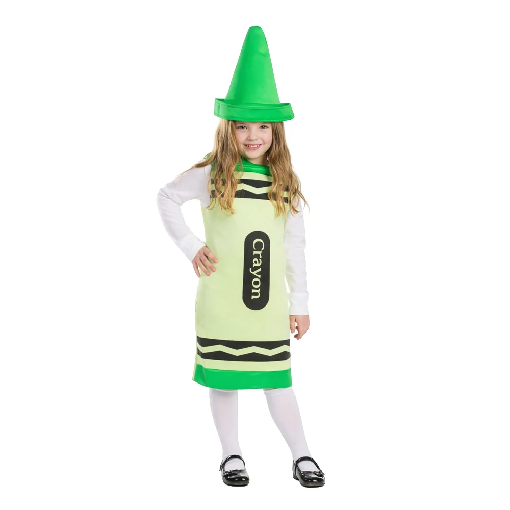 Kids Crayon Costume with Hat