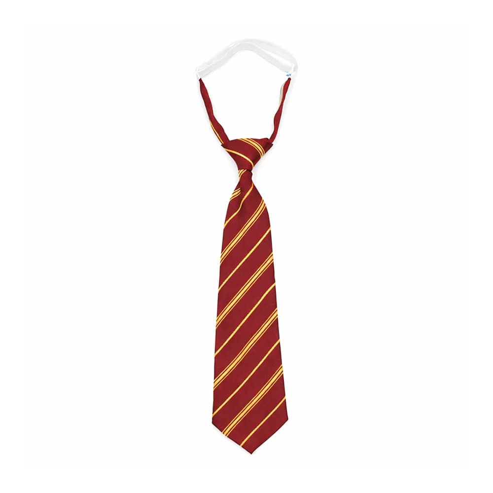 Maroon & Gold Striped Costume Tie
