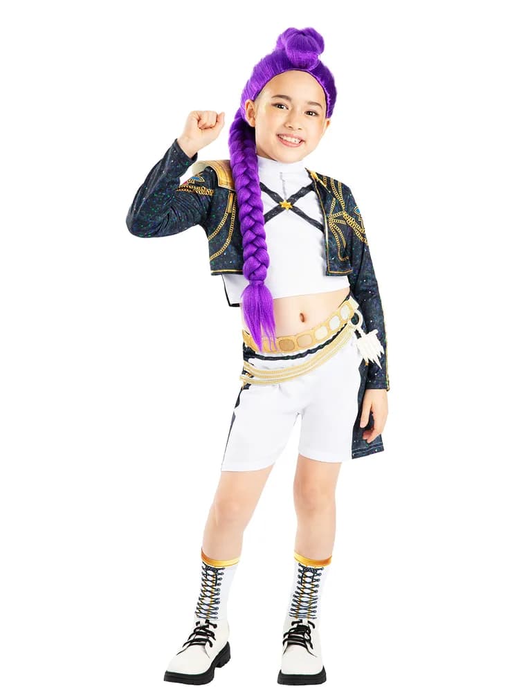 K-Pop Demon Hunters Rumi Gold Deluxe Costume – Child
