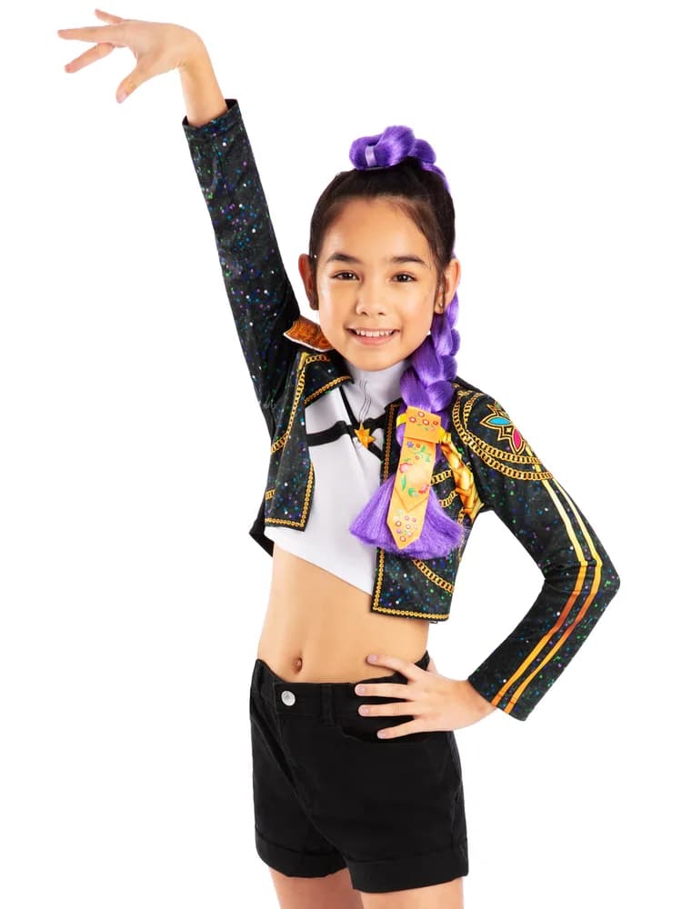 K-Pop Demon Hunters Rumi Clip-On Hair Braid 65cm – Child