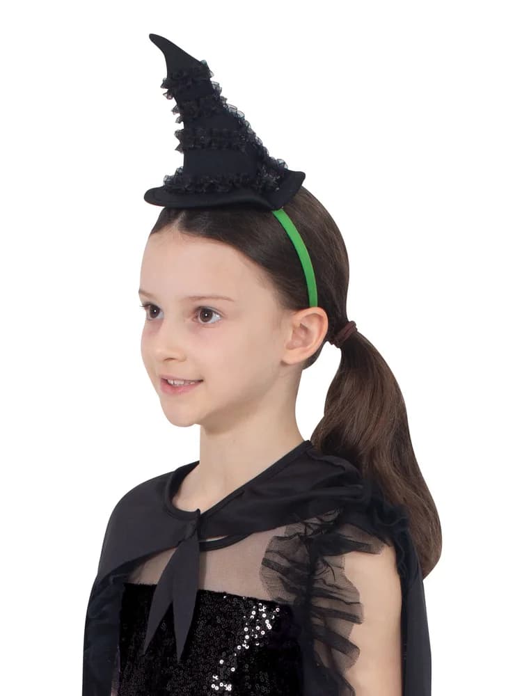 Wicked Elphaba Hat on Headband – One Size