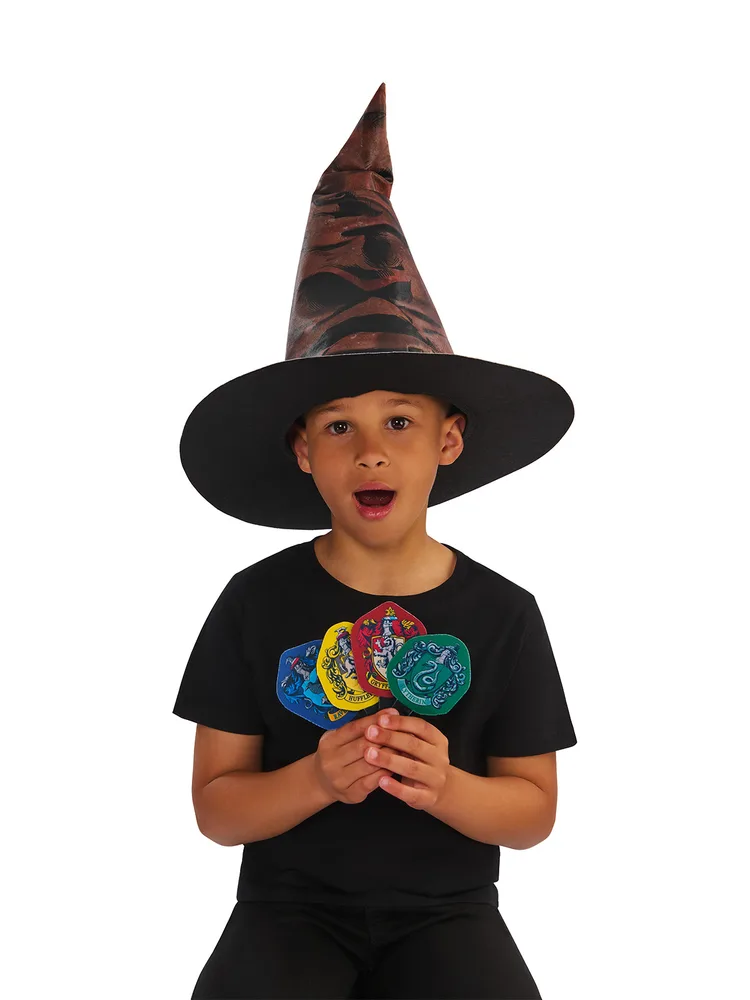 Harry Potter Sorting Hat with House Badges