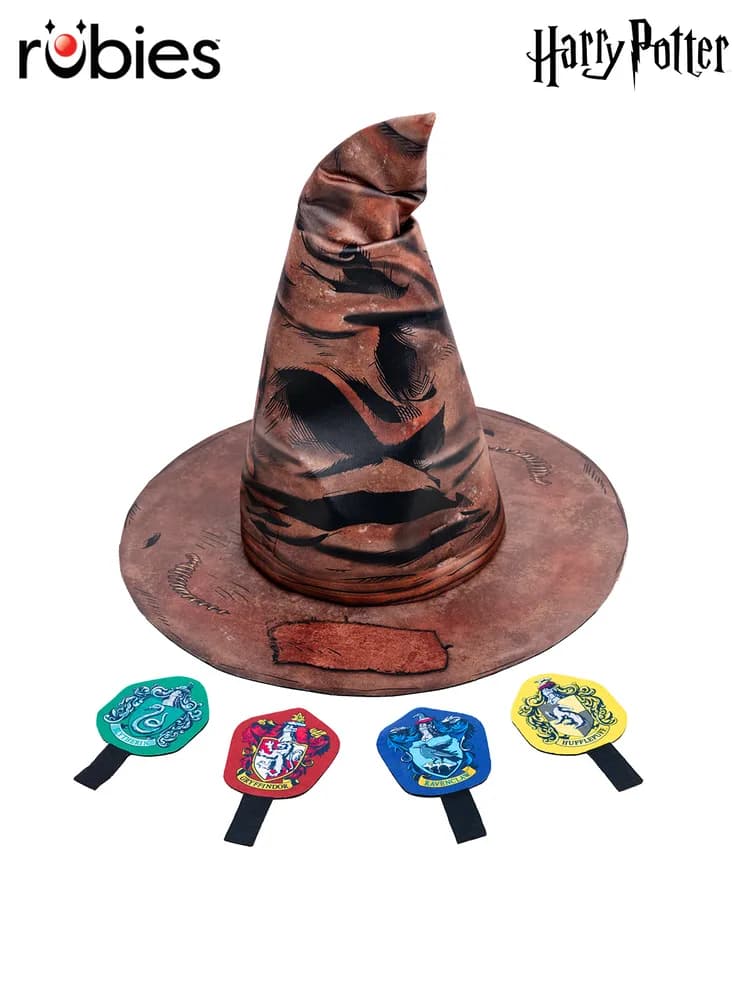 Harry Potter Sorting Hat with House Badges