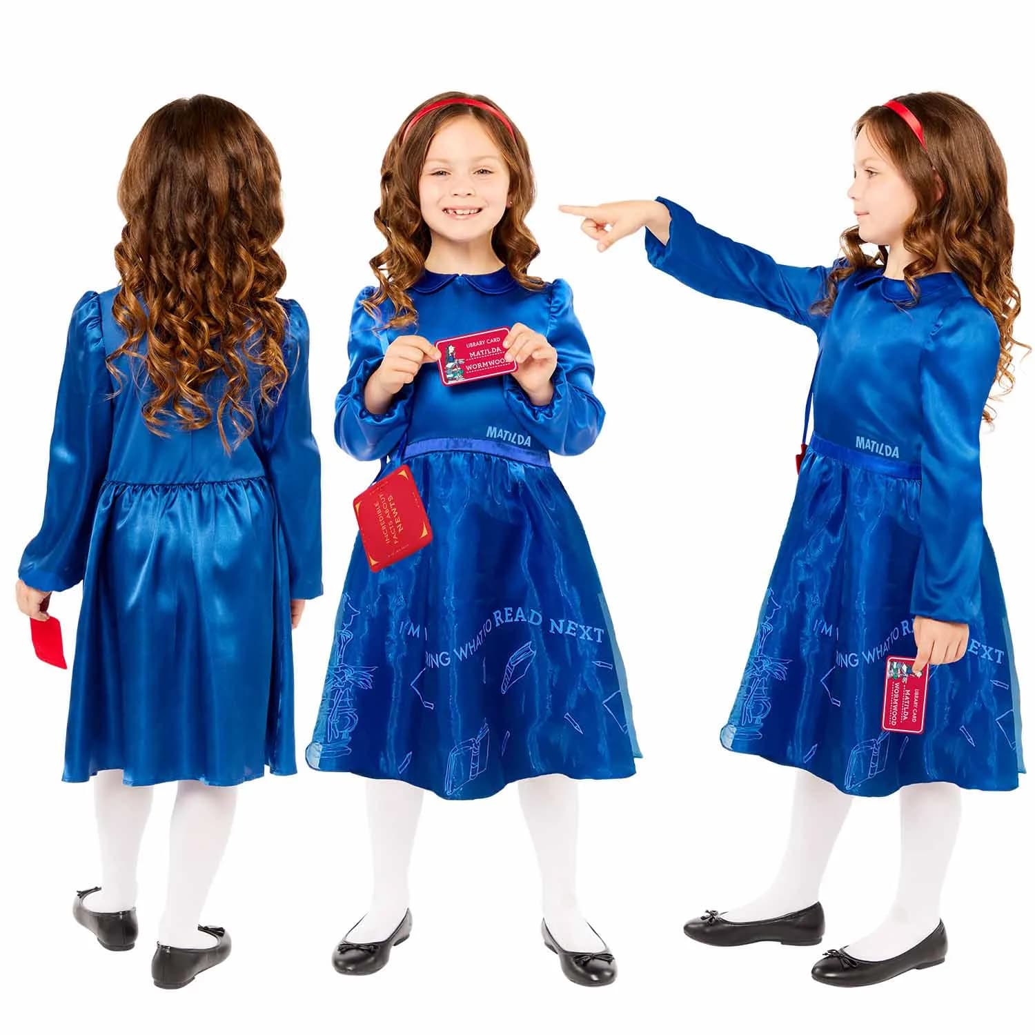 Roald Dahl Matilda Classic Girls Costume — alternate view 4